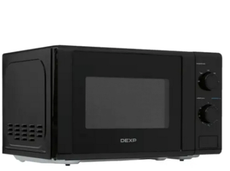 Микроволновая печь dexp 700вт 20л черный