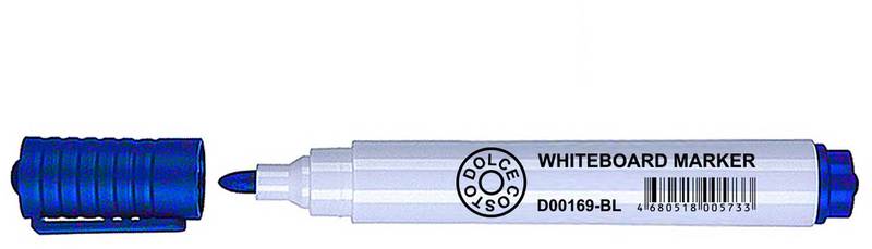 Маркер д/пласт. досок "dolce costo" конус 2,0мм синий