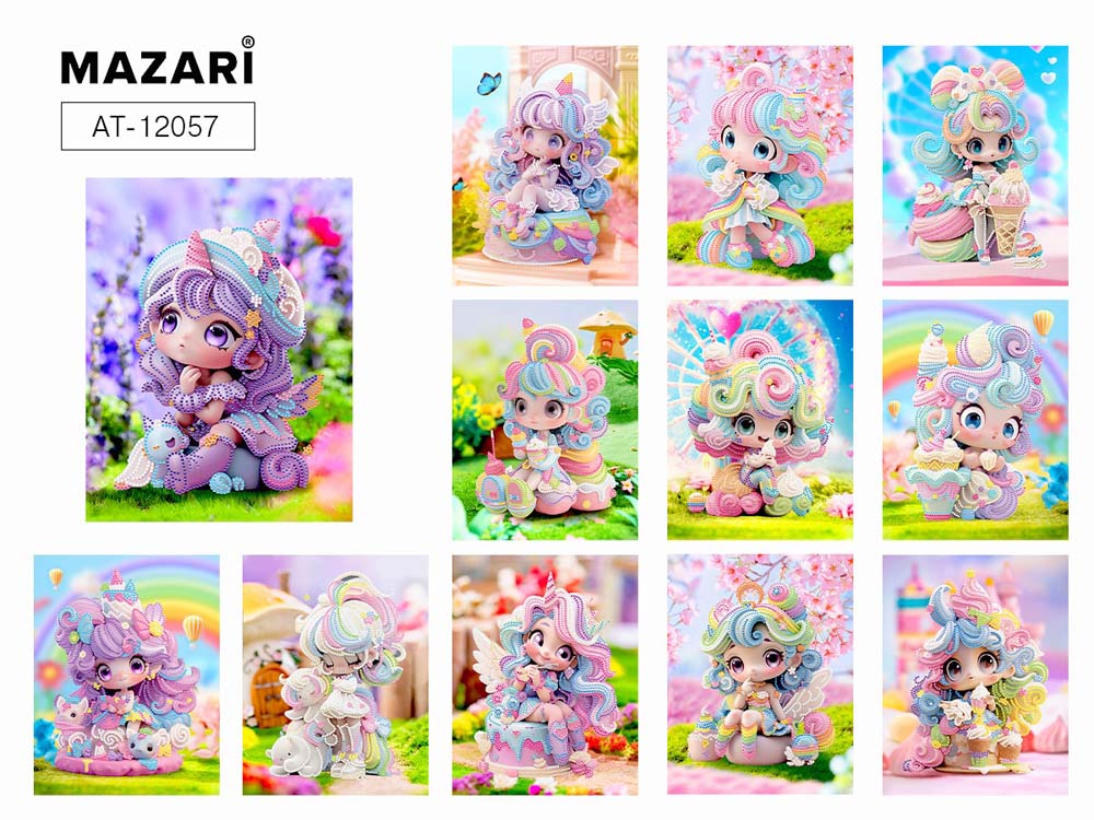 набор д/творч. алмазная мозаика 23х30см частичная выкладка на подрамнике асс-т Набор д/творч. алмазная мозаика 23х30см частичная выкладка на подрамнике асс-т