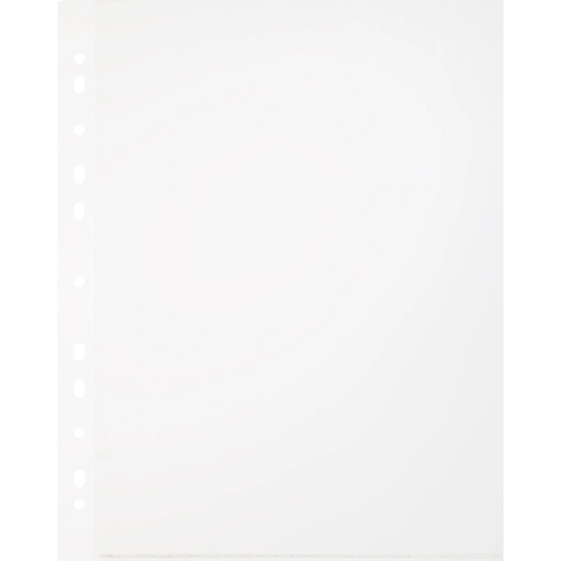 Папка-уголок а4 180мкм прозрач. бесцветная с отв.д/подшивки