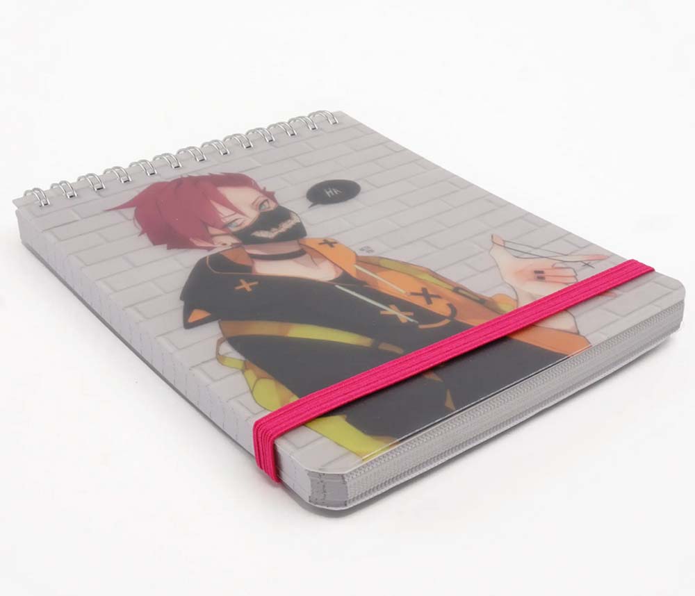 Блокнот а6+ гребень 100л. кл. "hello! №10" (эксмо) пласт.обл.