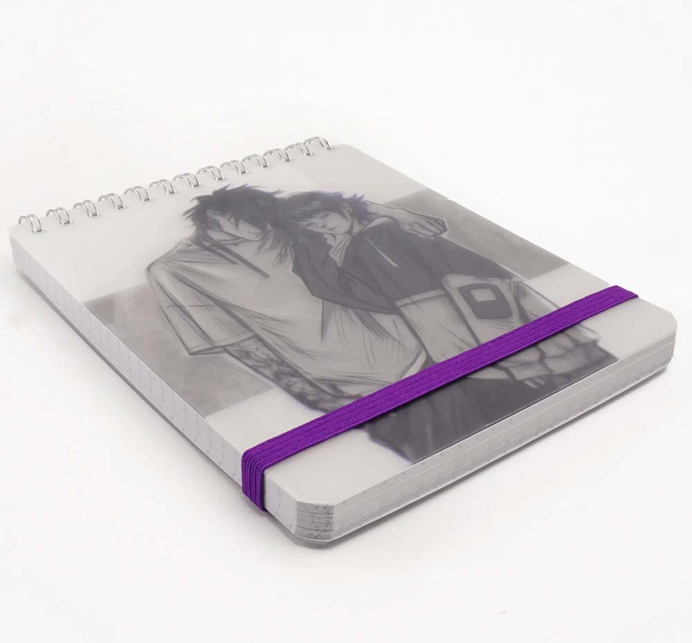 Блокнот а6+ гребень 100л. кл. "hello! №11" (эксмо) пласт.обл.