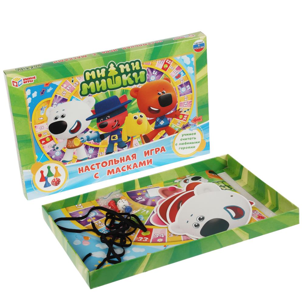Игра ходилка "ми-ми-мишки" с масками (умные игры)