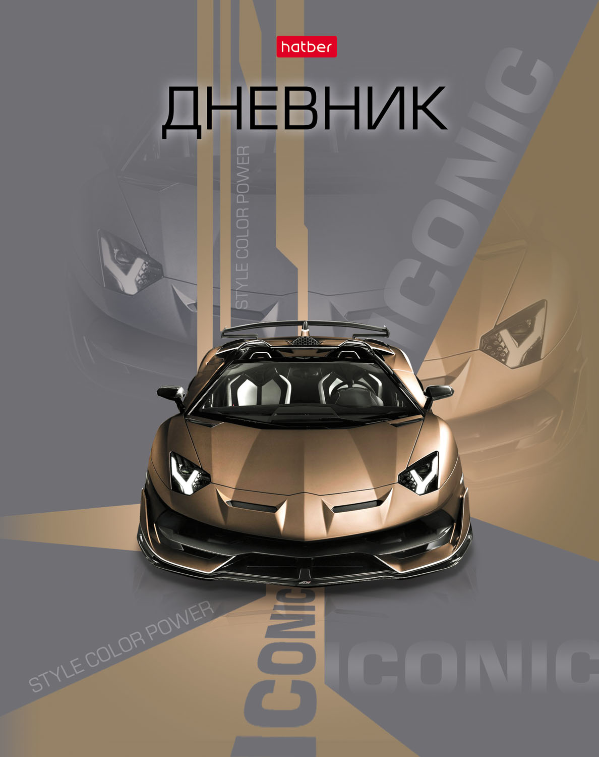 Дневник универс. тв.обл. "iconic style" (hatber) глянц.лам.