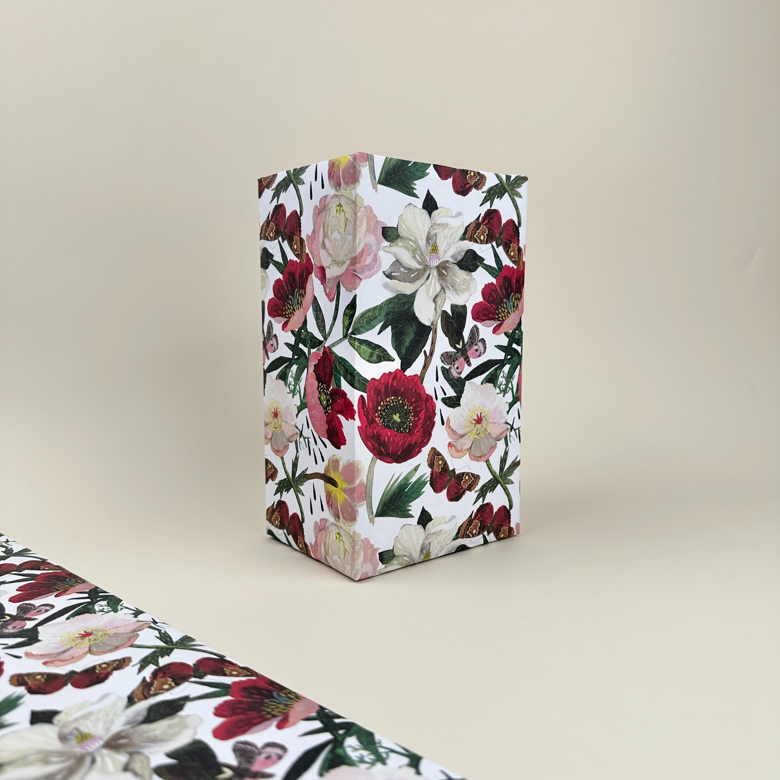 Бумага упаковочная 70х100см "flora. пионы"