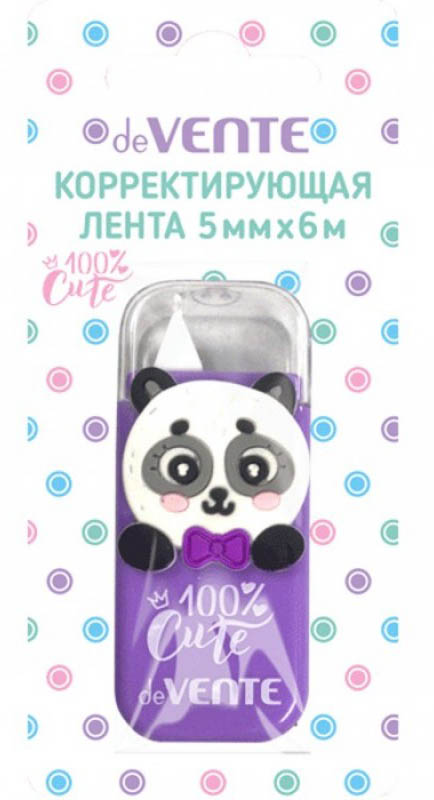 Корректирующая лента "devente.100% cute.panda" 5ммх6м