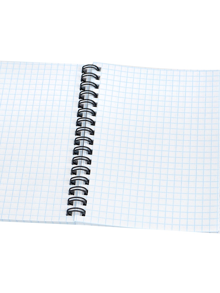 Блокнот а6 гребень 120л. кл. "дизайн в черном цвете" (проф-пресс) асс-т