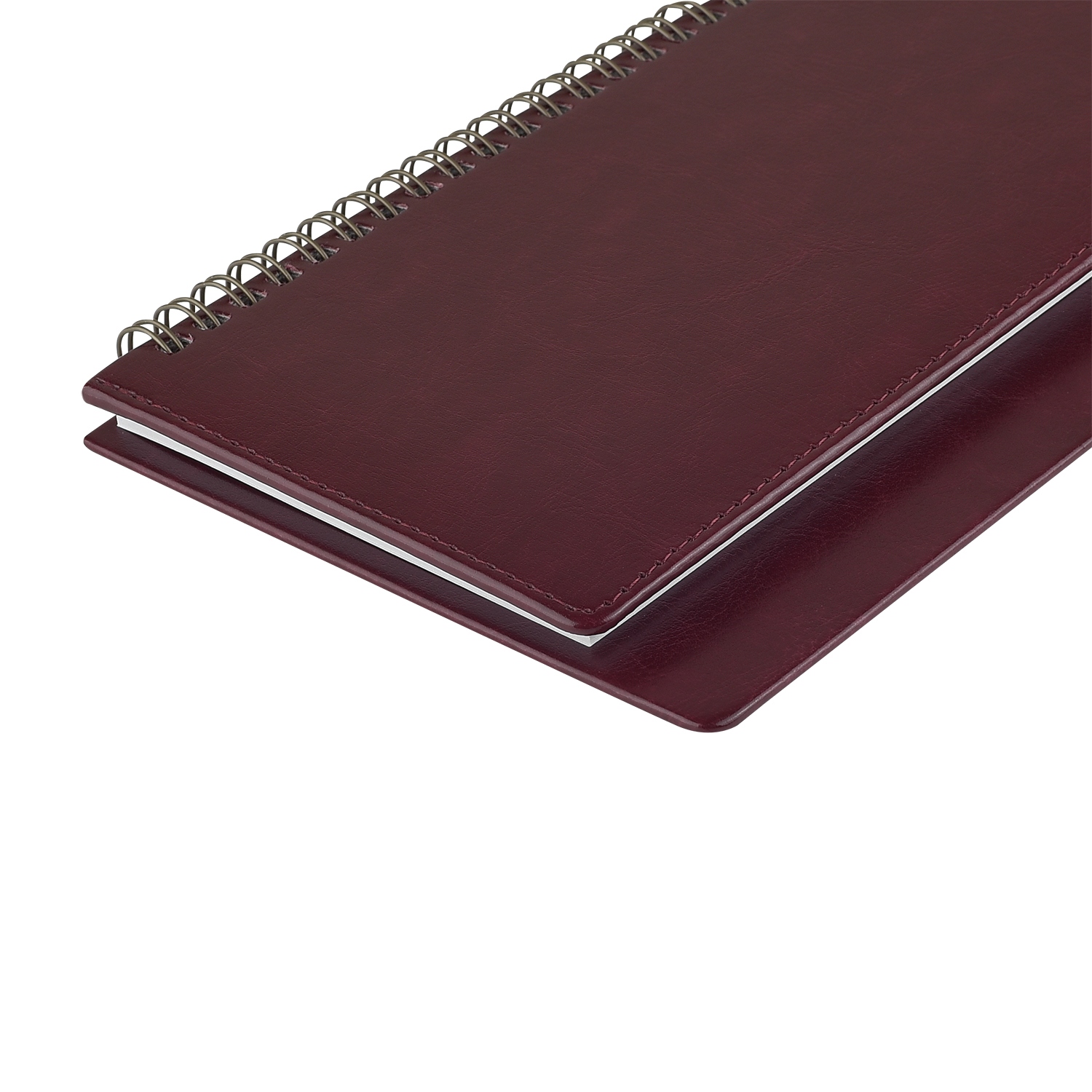 Еженедельник 2027 гребень 305х130мм bruno visconti "sidney nebraska" бордовый кож.зам.