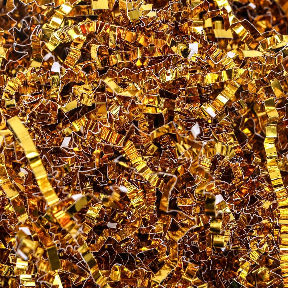 Наполнитель бумажный золото 50г