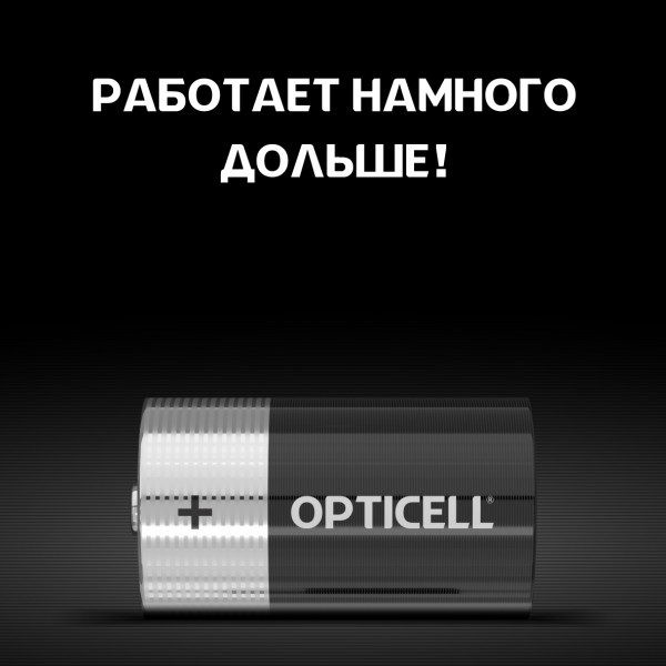 Элемент питания lr20/d "opticell" (щелочной)