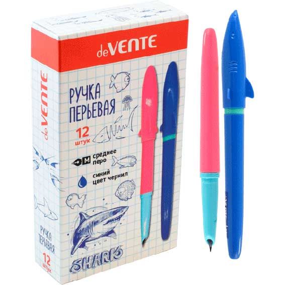 Ручка перьевая "devente" "shark" корпус асс-т