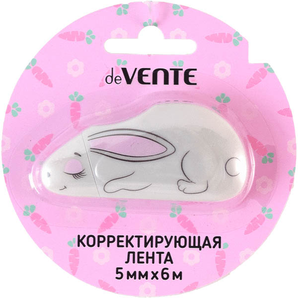 Корректирующая лента "devente" "rabbit" 5ммх6м