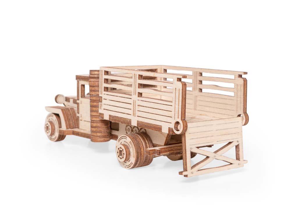 Конструктор деревянный "грузовичок лт-вб" 71дет.