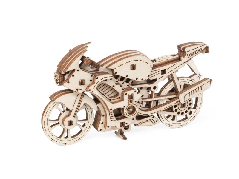 Конструктор деревянный "мотоцикл лекс" 23дет.