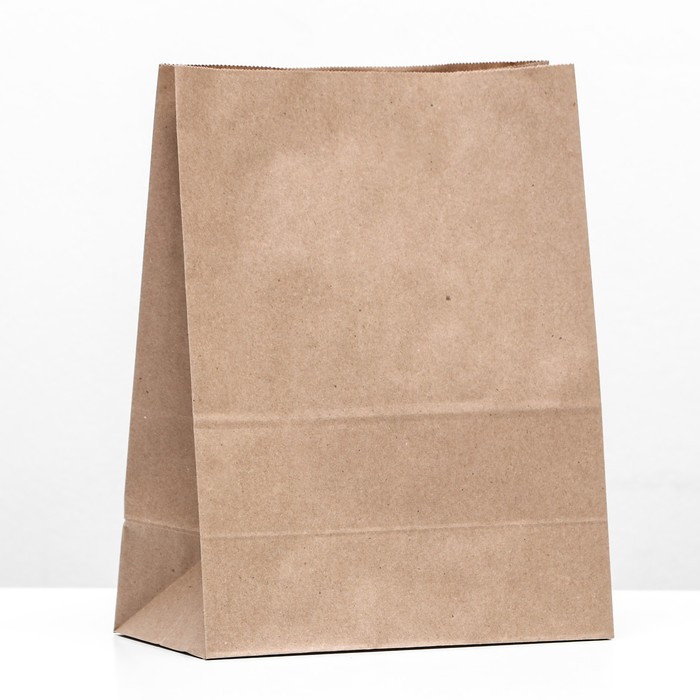 Пакет подарочный крафт фасовочный (22х12х29см)