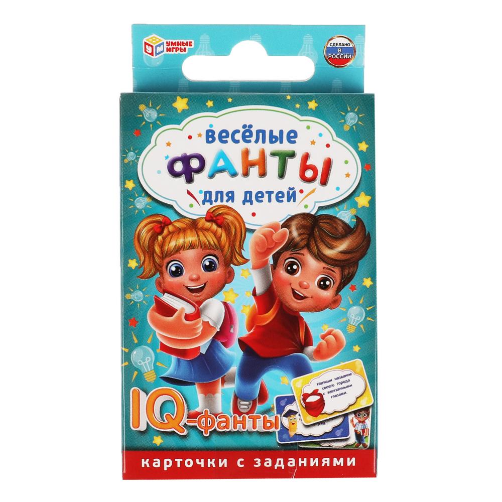 Игра фанты весёлые "iq-фанты" 32 карточки (умные игры) 5+