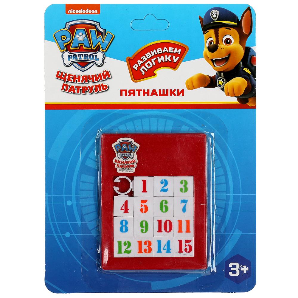 Игра головоломка пятнашки "щенячий патруль" (играем вместе) 3+