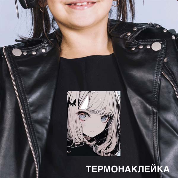 Термонаклейка на ткань devente "tokyo girls" 13,1х16см