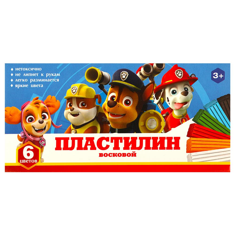 Пластилин "щенки" (мульти арт) 6цв. 90г стек