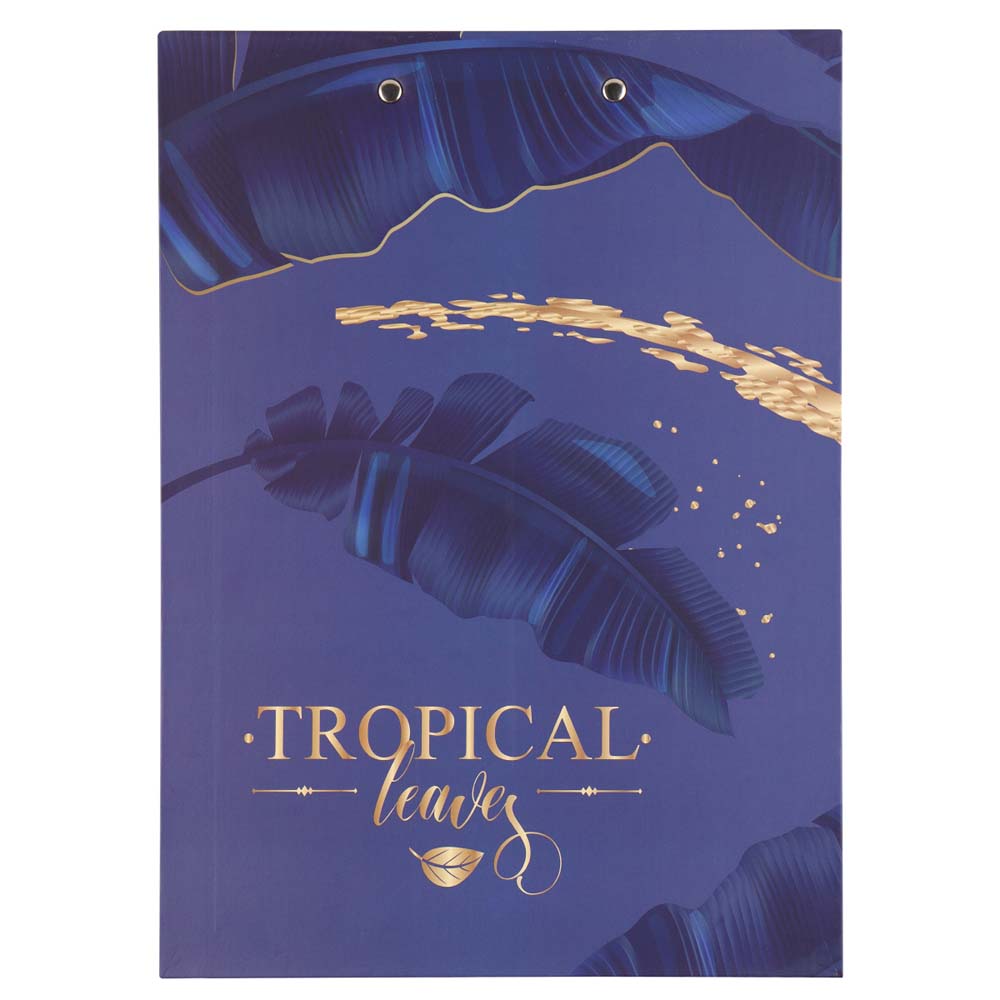 Планшет с прижимом а4 картон ламинир. fiorenzo "gold tropic"