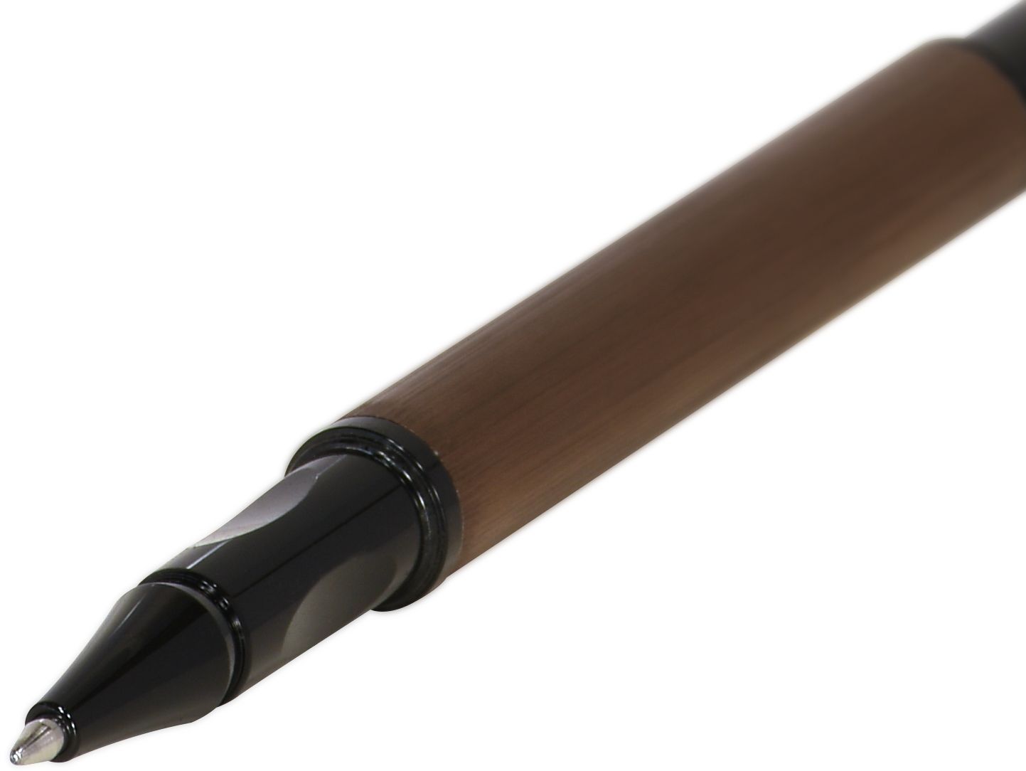 Ручка роллер подар. manzoni "terlano" синяя 0,7мм корп.металл чёрн.