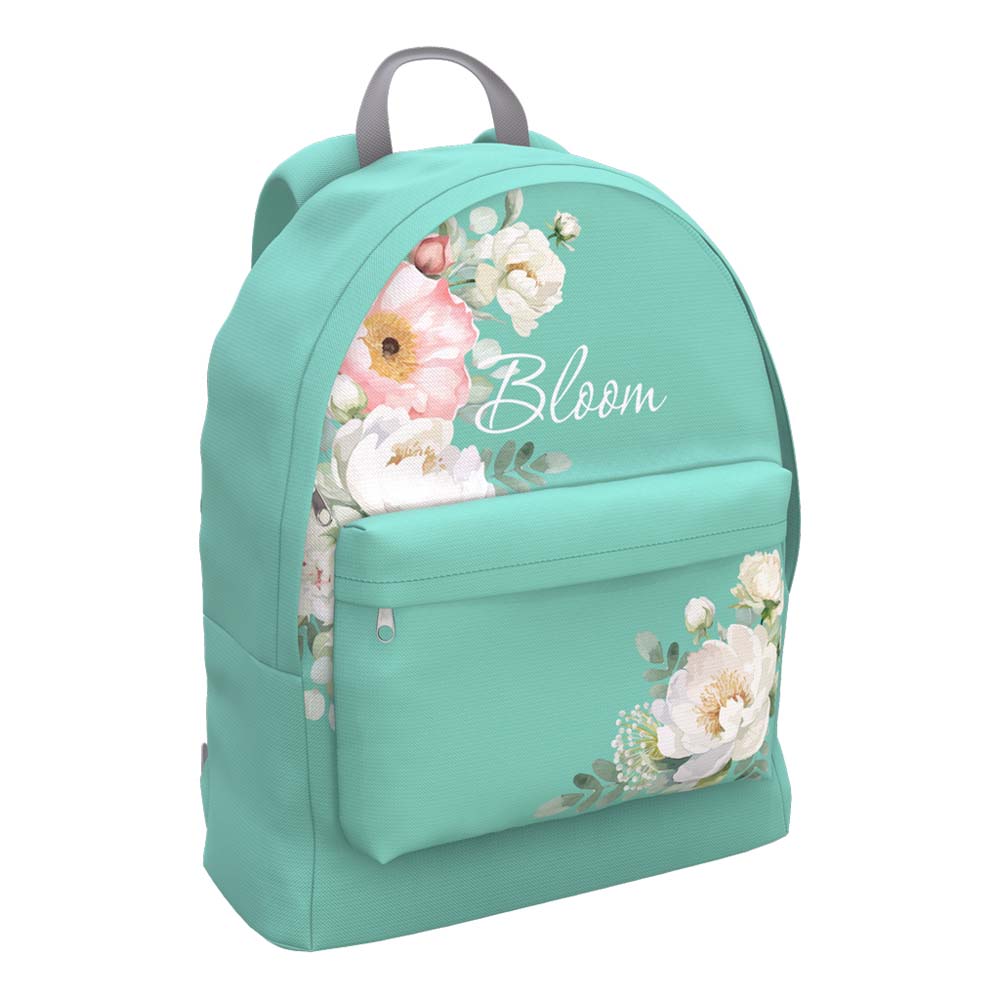 Рюкзак erich krause "easy line. pastel bloom" minty 29х39х13см мяг.спинка