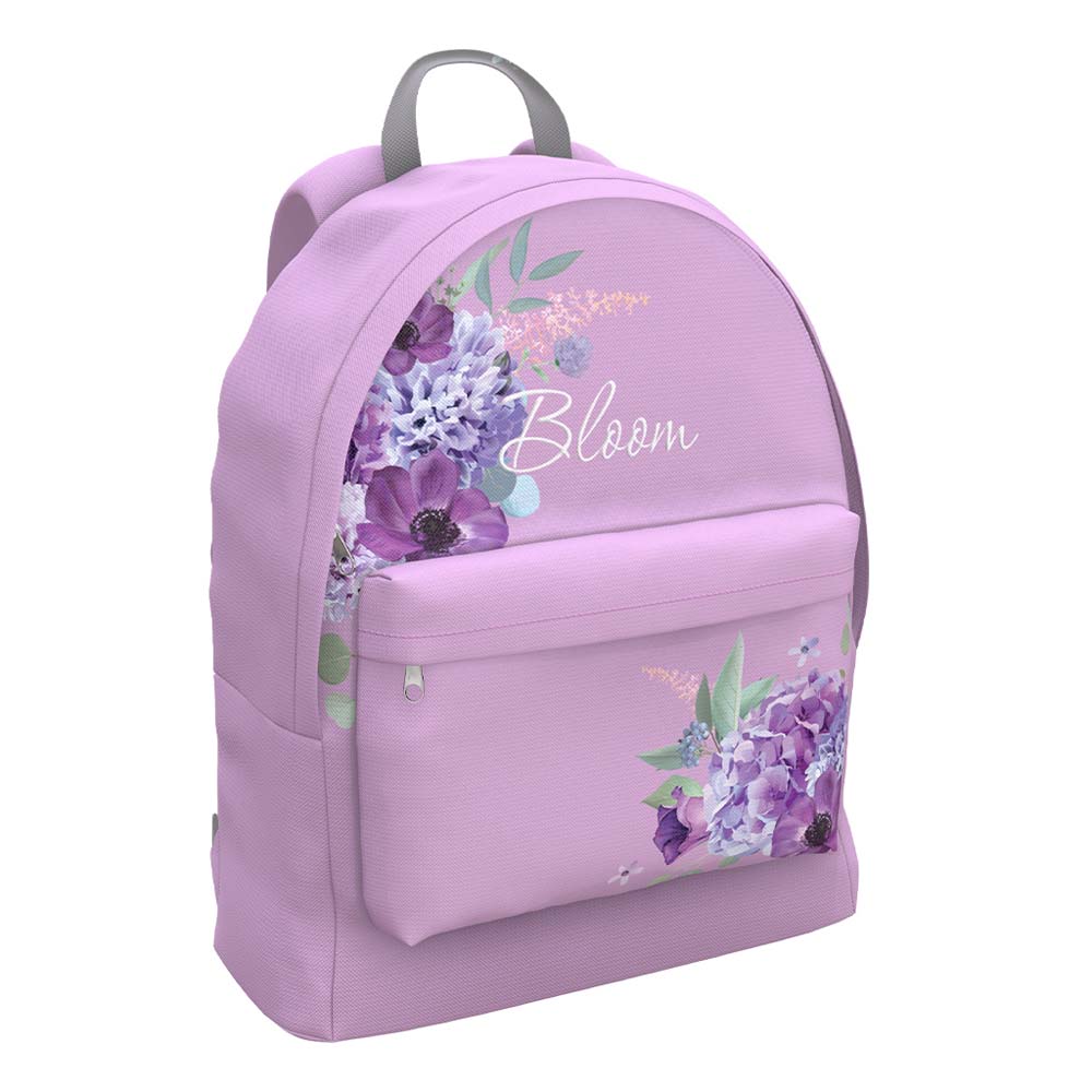 Рюкзак erich krause "easy line. pastel bloom" lilac 29х39х13см мяг.спинка