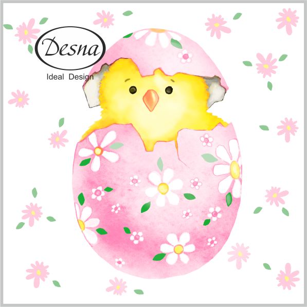 Салфетки бум. 240х240мм 40 шт. 1-сл. "сюрприз"