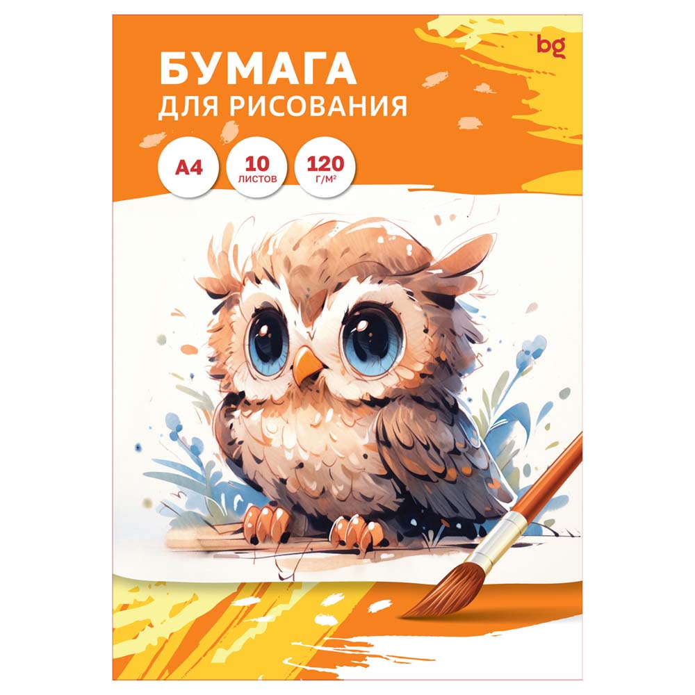 Папка для рисования bg а4 10л. 120г