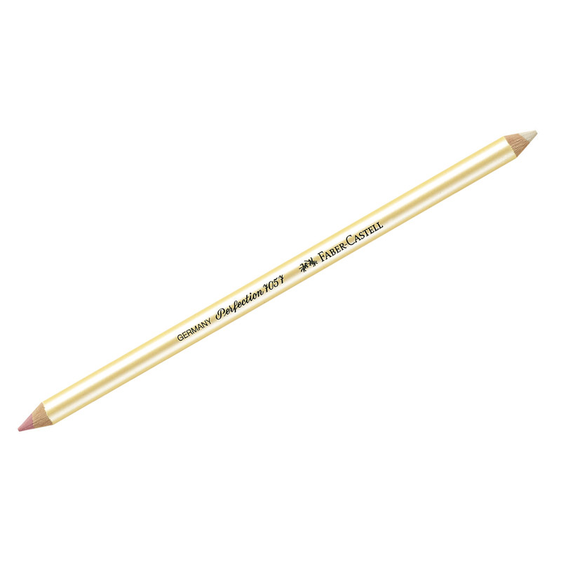 Ластик-карандаш faber-castell "perfecтion 7057" двустор. для карандашей и чернил