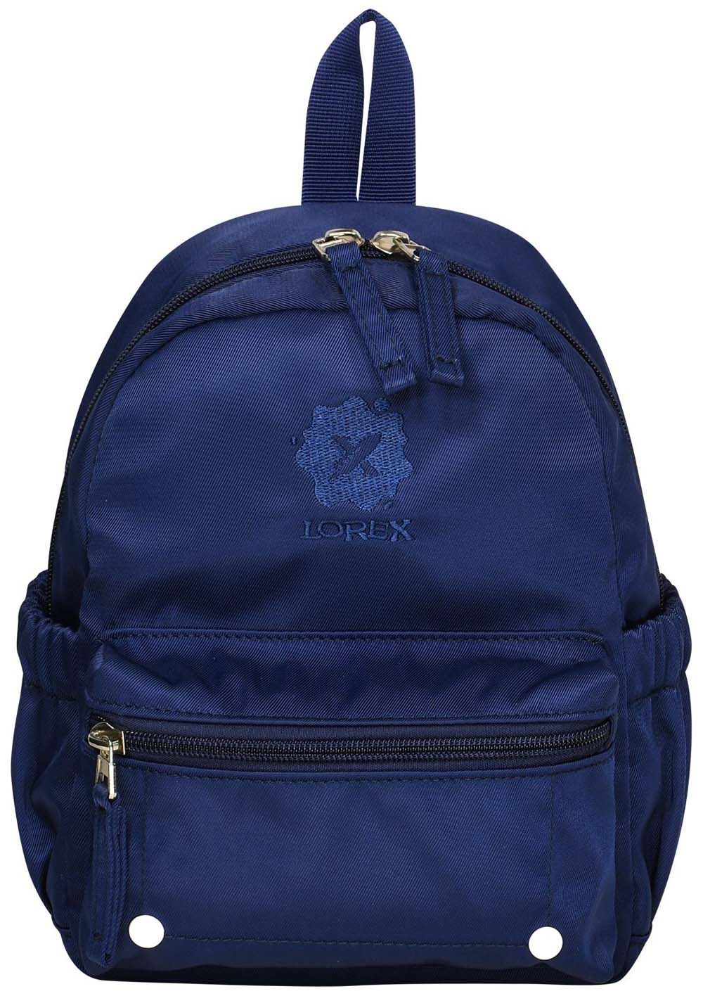 Рюкзак lorex "kids soft m7 navy blue" тёмно-синий 24х21х9,5см 1 отдел. упл.спинка