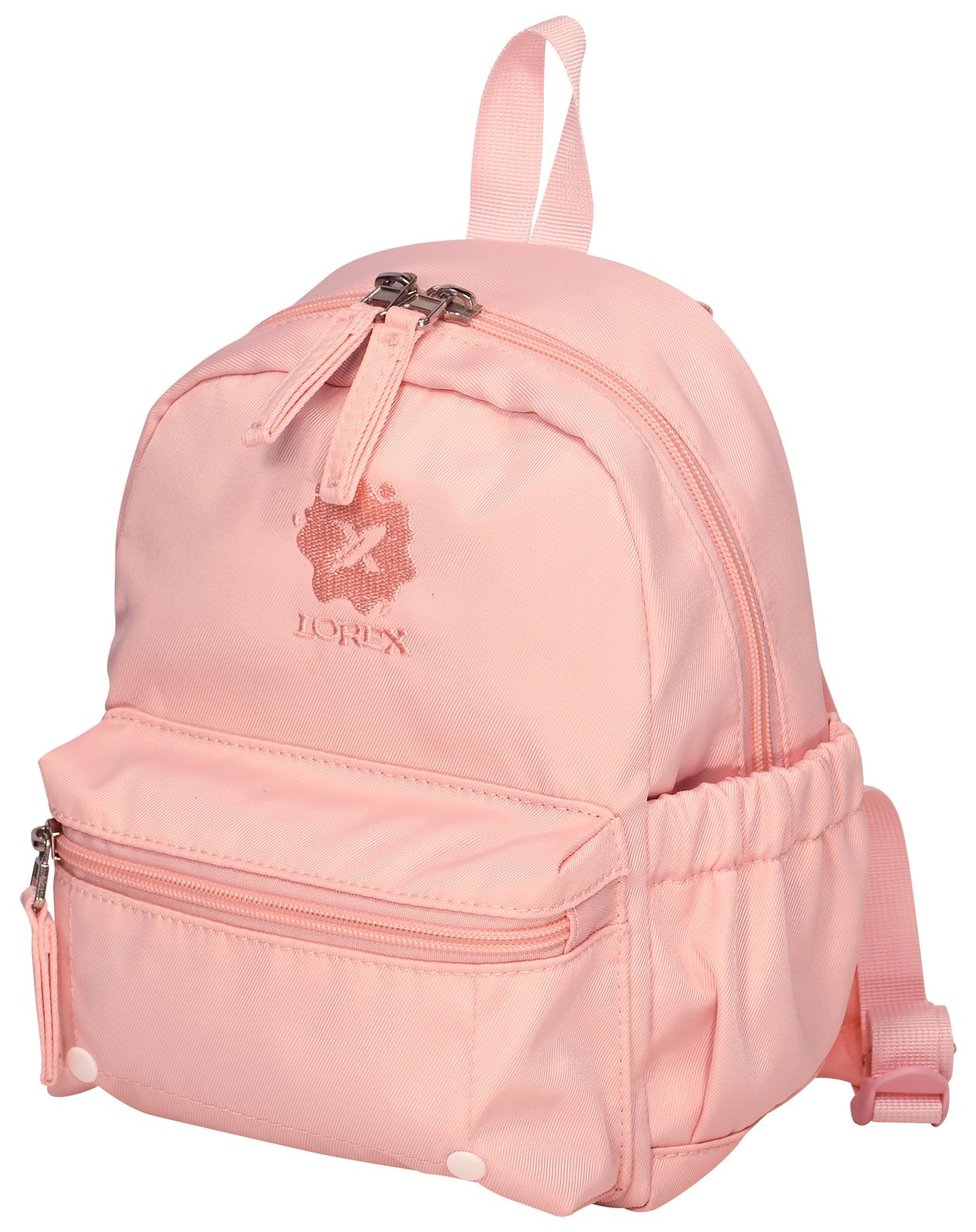 Рюкзак lorex "kids soft m7 pinky" розовый 24х21х9,5см 1 отдел. упл.спинка