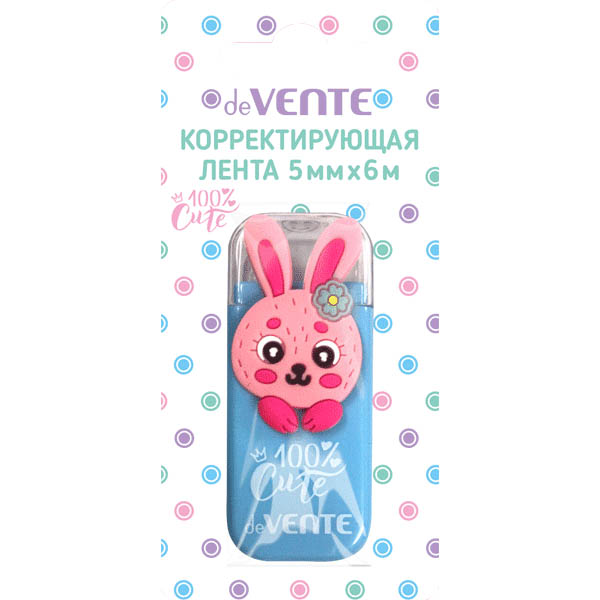 Корректирующая лента "devente.100% cute.rabbit" 5ммх6м