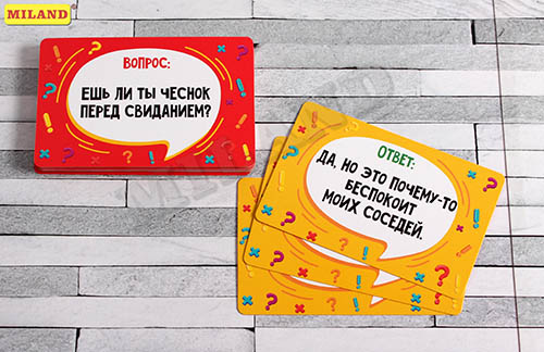 Игра "давай, отвечай" (32 карточки)
