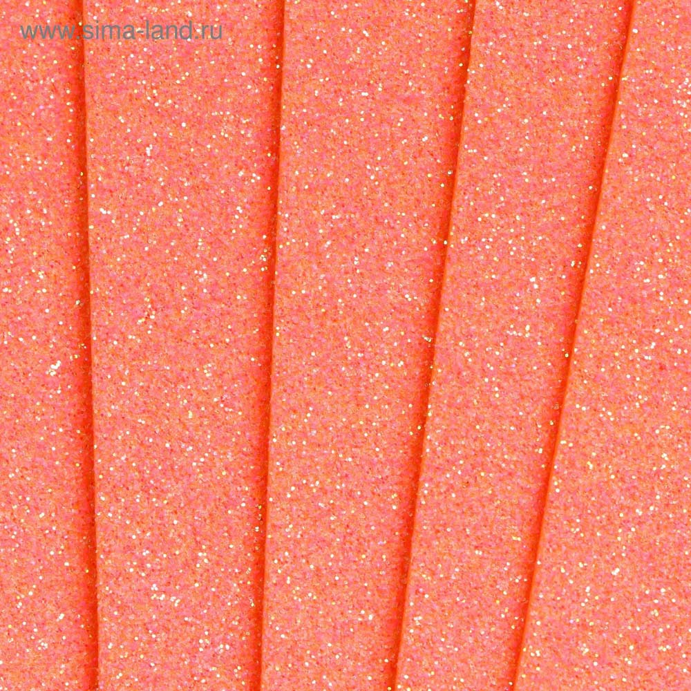 Фоамиран "неоновый блеск. яркий оранжевый" а4 2мм