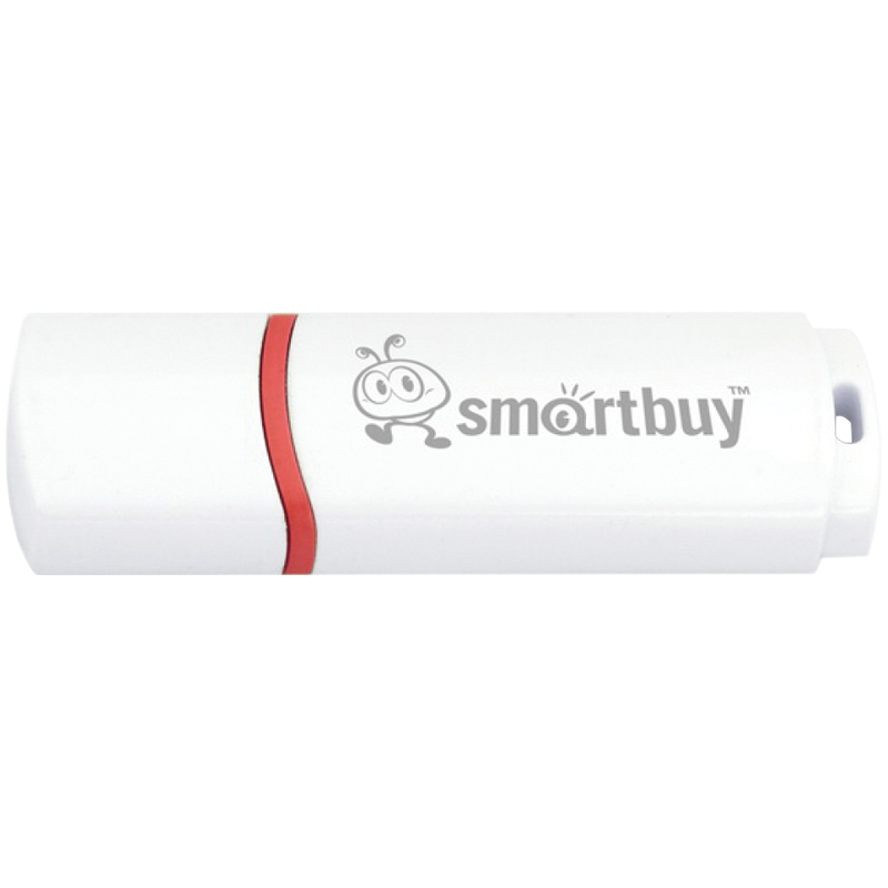 Флэш-накопитель usb2.0 8 гб "smartbuy" "crown" бел.