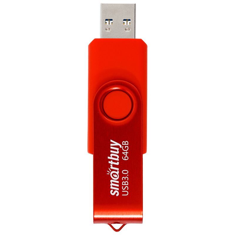 Флэш-накопитель usb2.0 64 гб "smartbuy" "twist" крас.