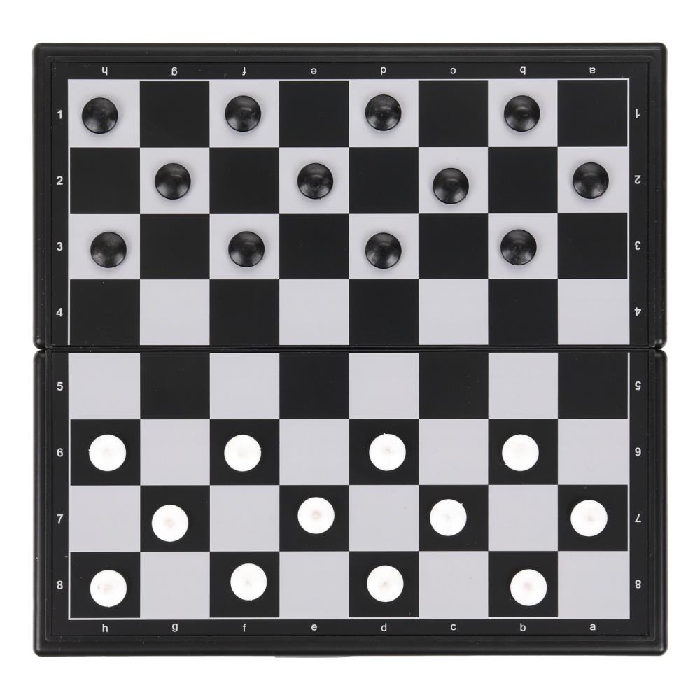 Игра шашки магнитные (играем вместе)