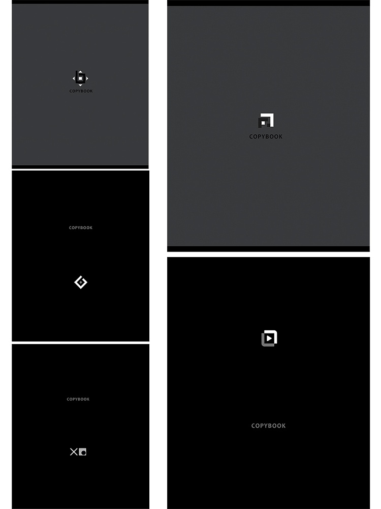 Тетрадь 48л. кл. "минимализм в чёрно-серых тонах" (проф-пресс) б/б,софт тач,асс-т