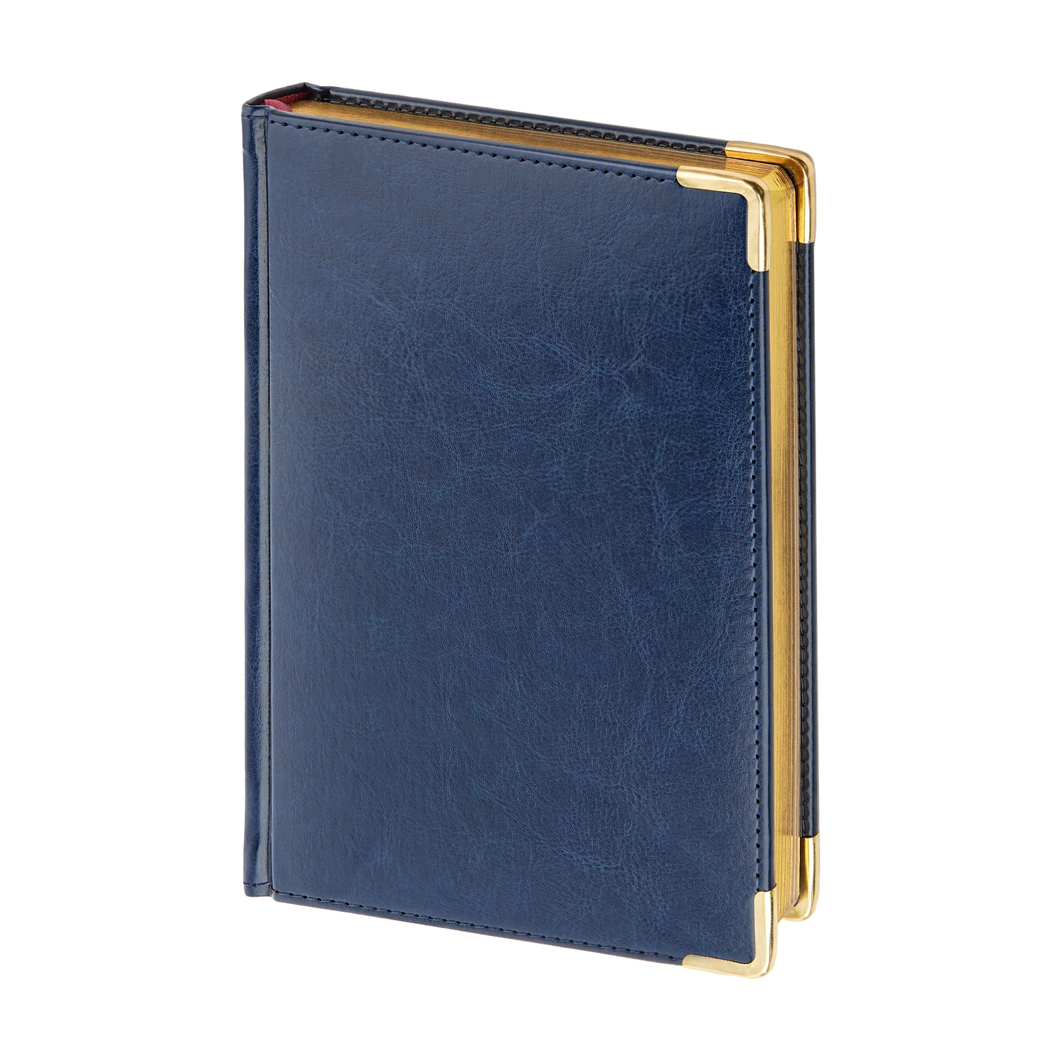 Ежедневник 2027 а5 bruno visconti "sidney nebraska" синий с золотым срезом,металл.уголок,кож.зам.