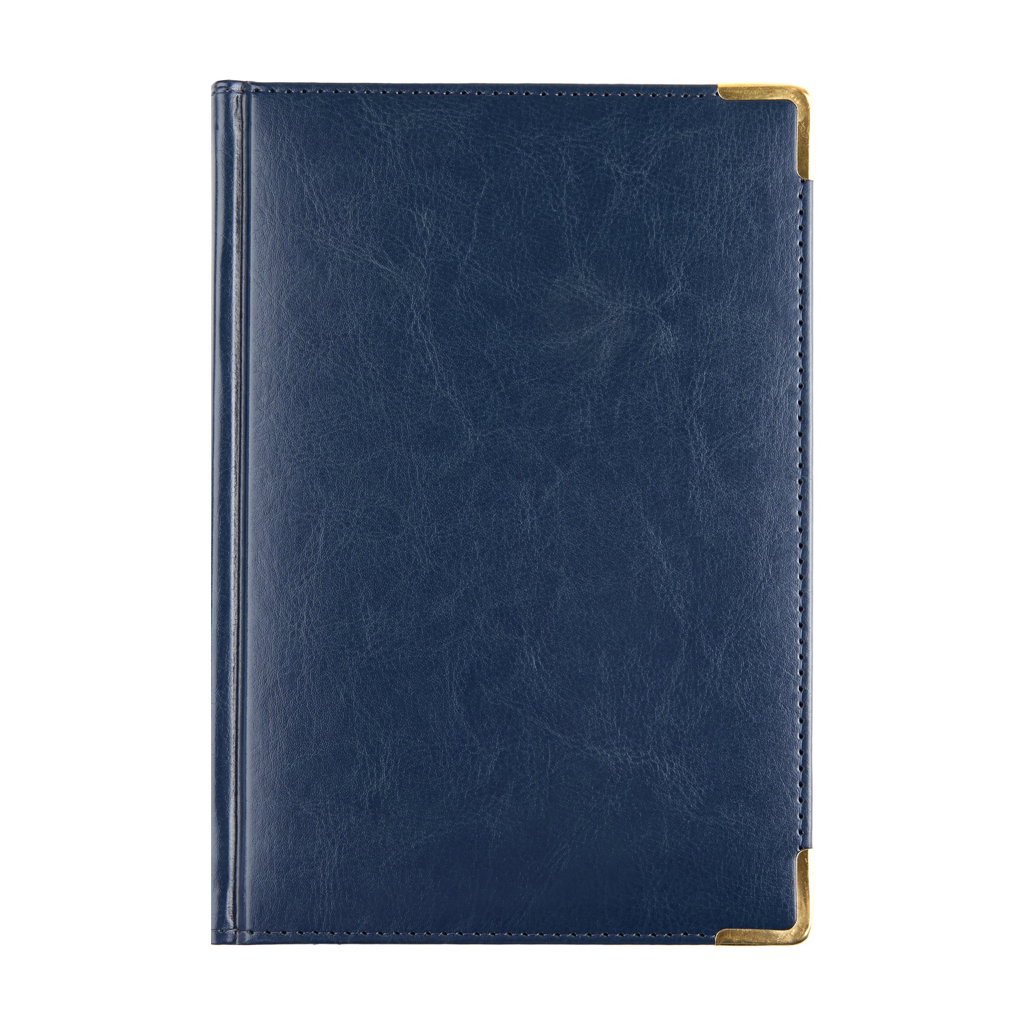 Ежедневник 2027 а5 bruno visconti "sidney nebraska" синий с золотым срезом,металл.уголок,кож.зам.