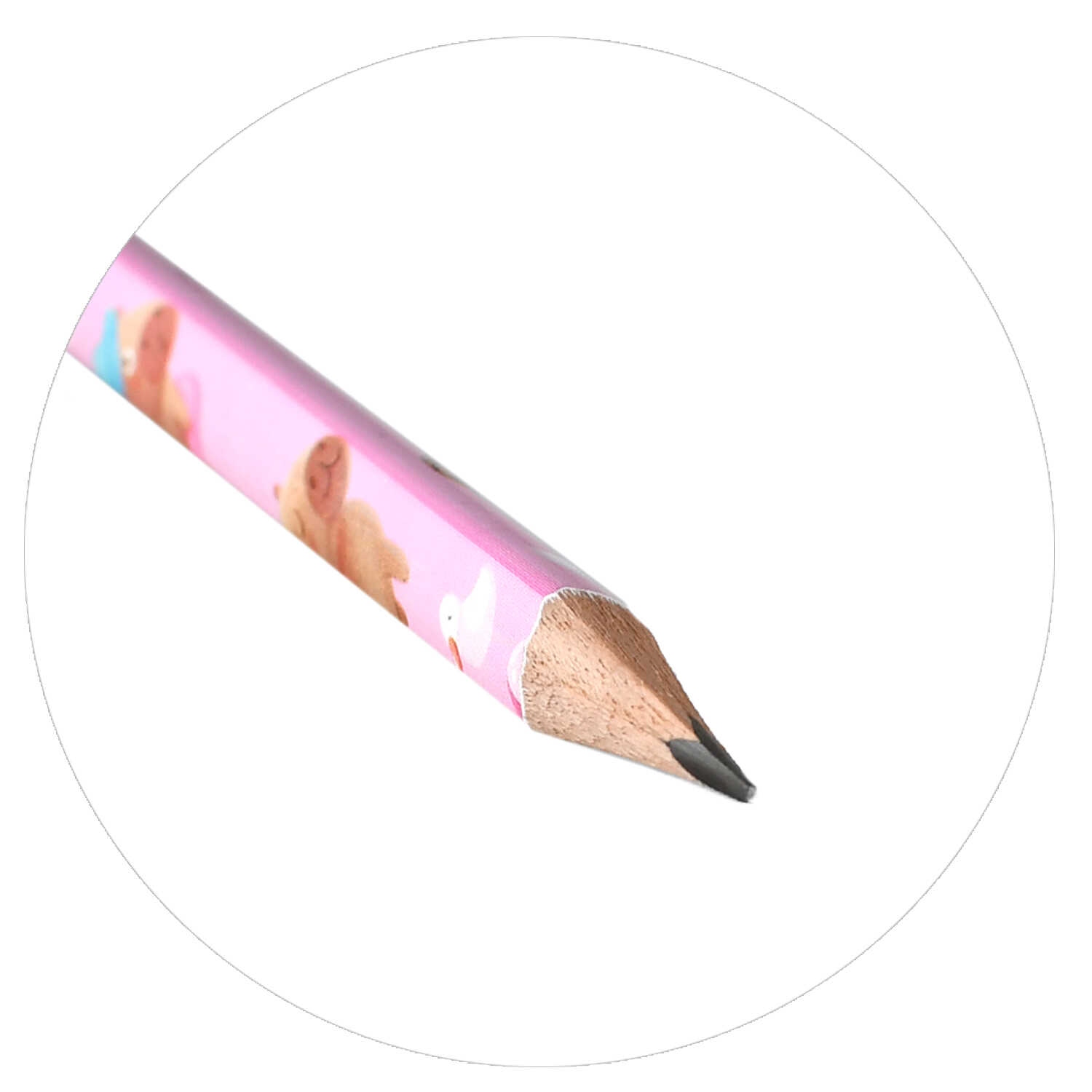 Карандаш чернограф. феникс+ "капибара-милашка" hb деревян. трёхгран. асс-т