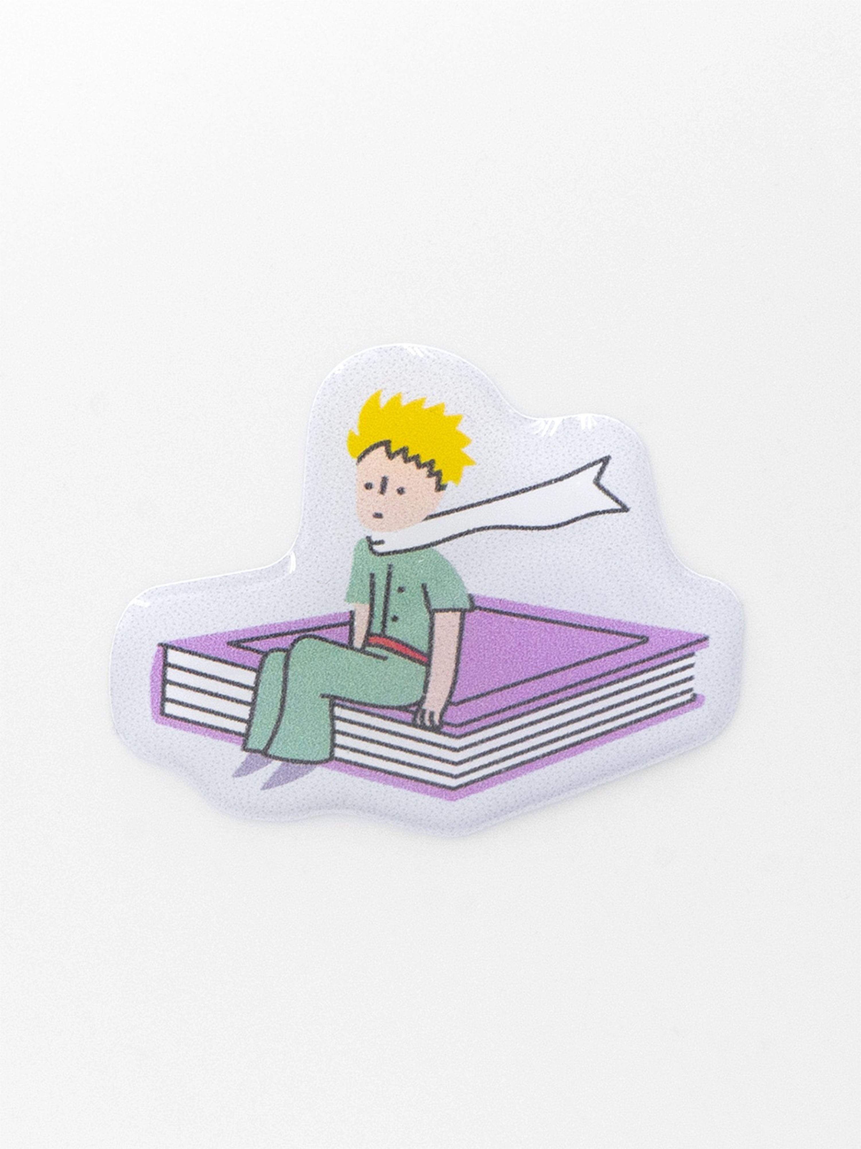 Наклейки объёмные "мп. принц на книге"
