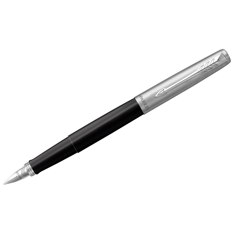Ручка перьевая "parker jotter" original f60 black ct чёрн./сереб. f