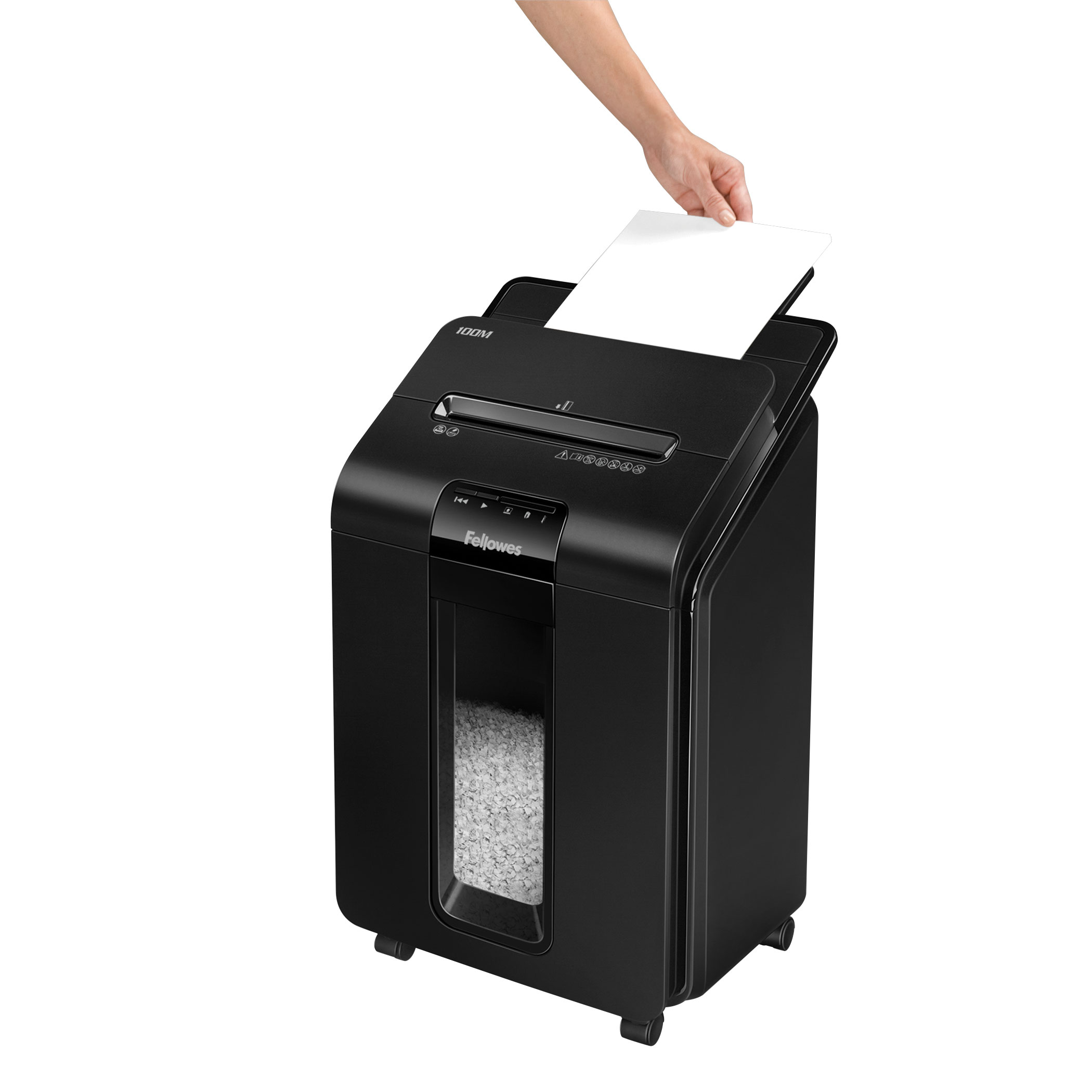 Уничтожитель документов fellowes "automax 100м" (p-4, 10л/100 авто)