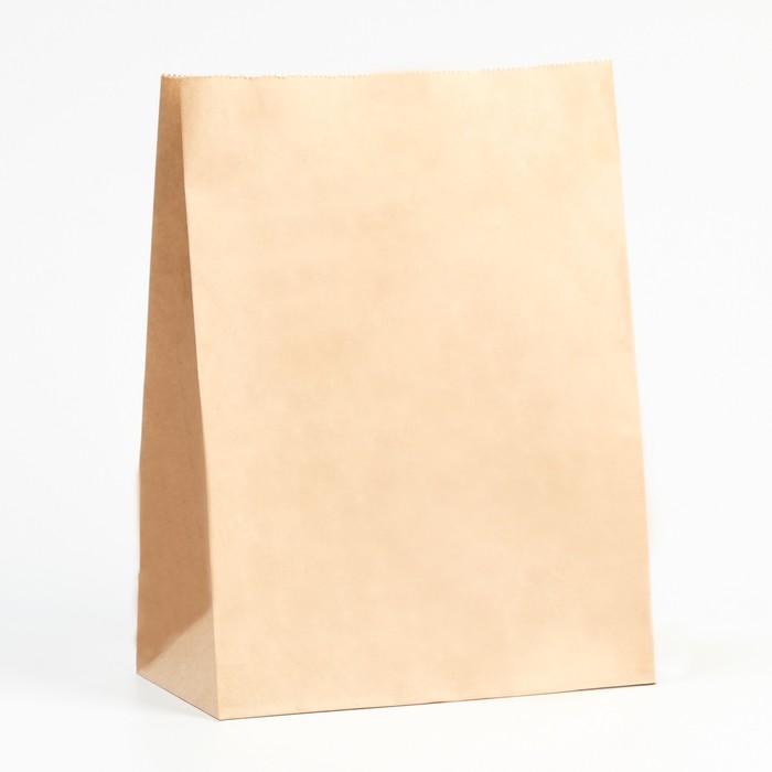 Пакет подарочный крафт фасовочный (22х12х29см)