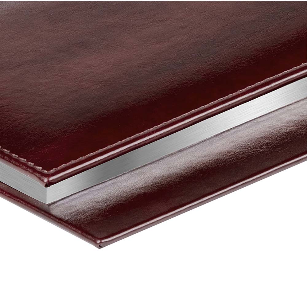 Еженедельник 2026 гребень 330х130мм berlingo "silver pristine" коричневый с серебряным срезом,тонир.блок,кож.зам.