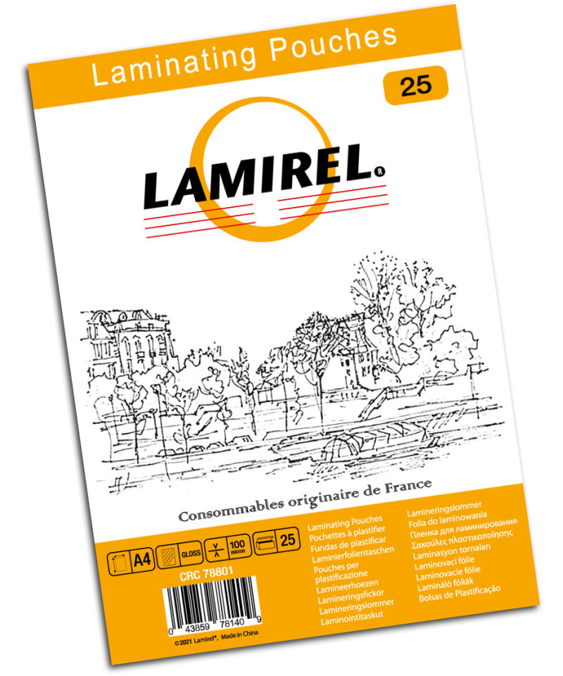 Пакет для ламин-я а4 100мкм (25шт.) lamirel