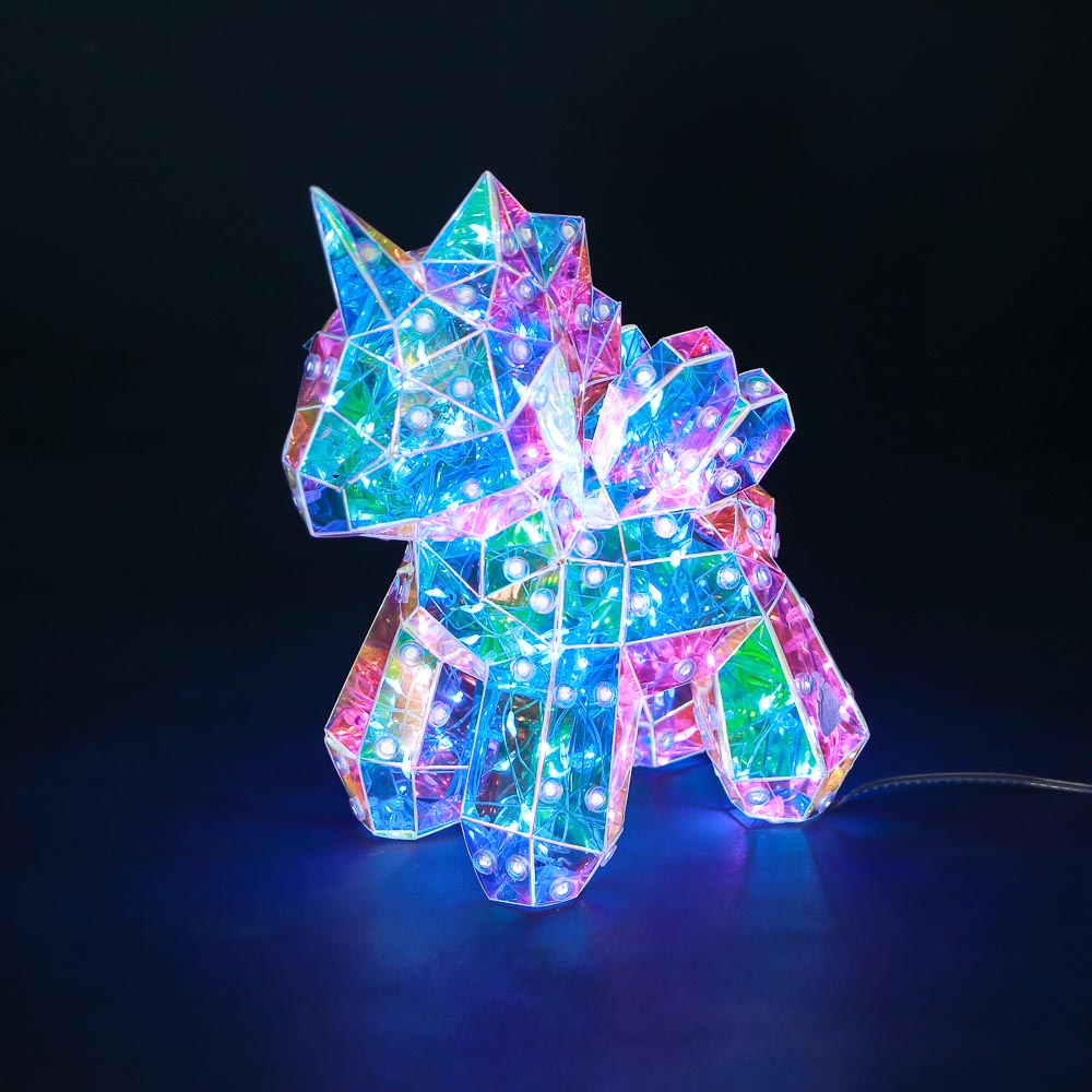 светильник декор. "единорог" 13х20см 70 led ламп Светильник декор. "единорог" 13х20см 70 led ламп