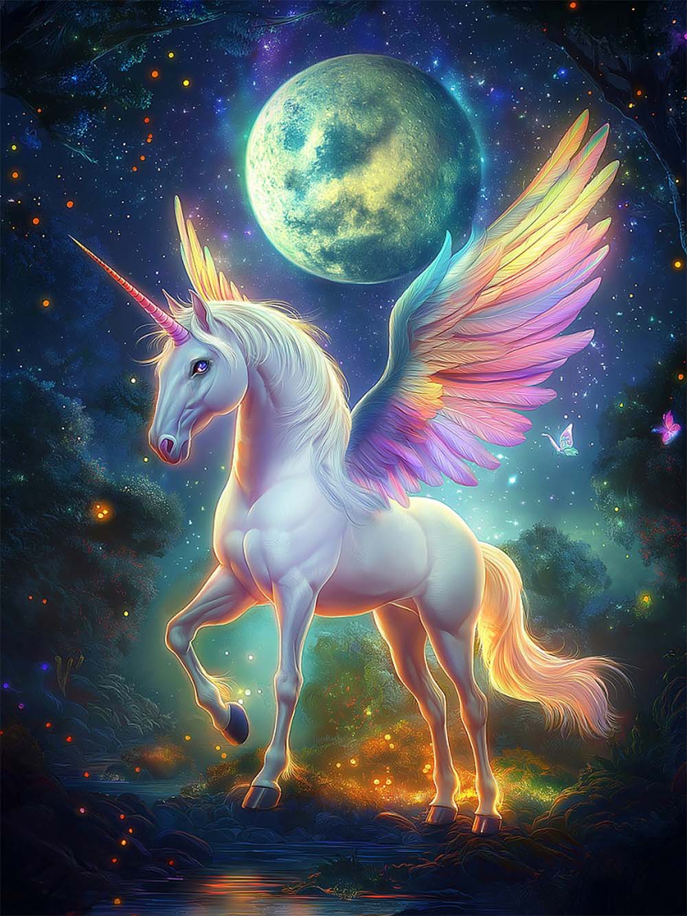 набор д/творч. картина по номерам 30х40см "волшебный единорог" (рыжий кот) Набор д/творч. картина по номерам 30х40см "волшебный единорог" (рыжий кот)